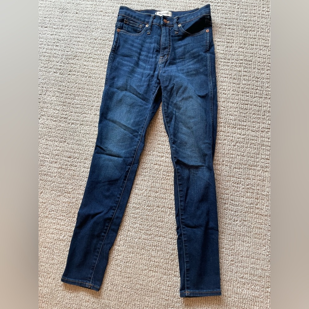 Women’s Madewell skinny jeans dark blue size 26